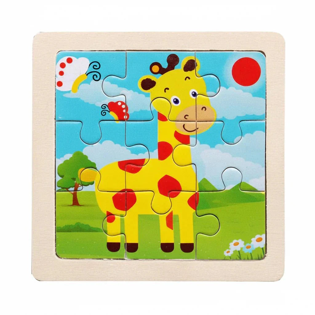 LumaLogic Montessori Holzpuzzle für frühes logisches Lernen