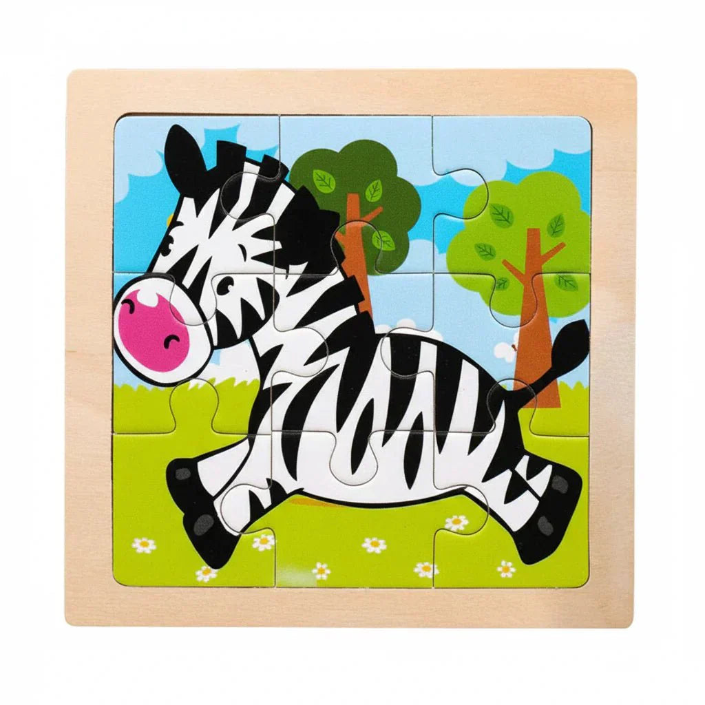 LumaLogic Montessori Holzpuzzle für frühes logisches Lernen