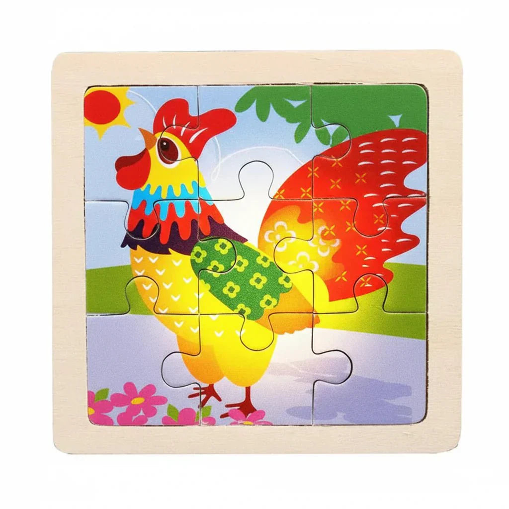 LumaLogic Montessori Holzpuzzle für frühes logisches Lernen