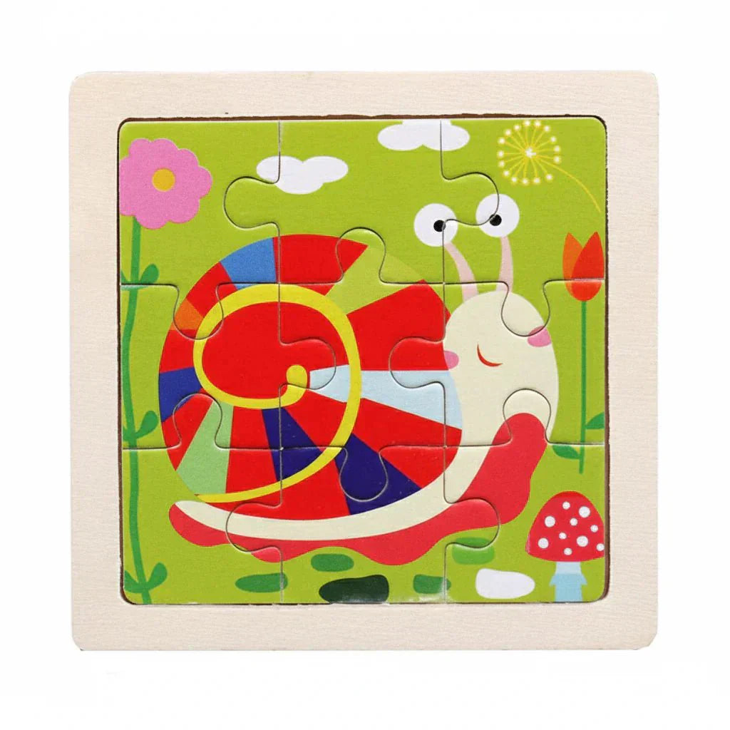 LumaLogic Montessori Holzpuzzle für frühes logisches Lernen