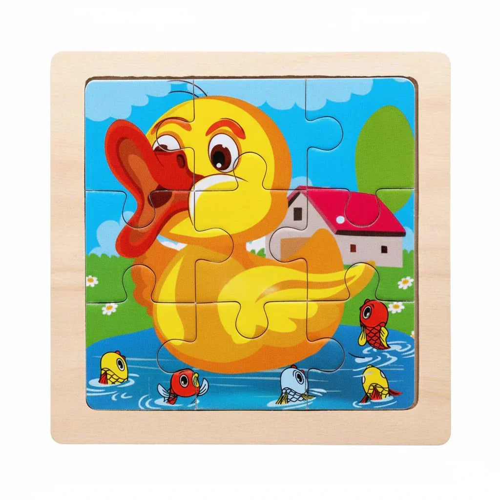 LumaLogic Montessori Holzpuzzle für frühes logisches Lernen