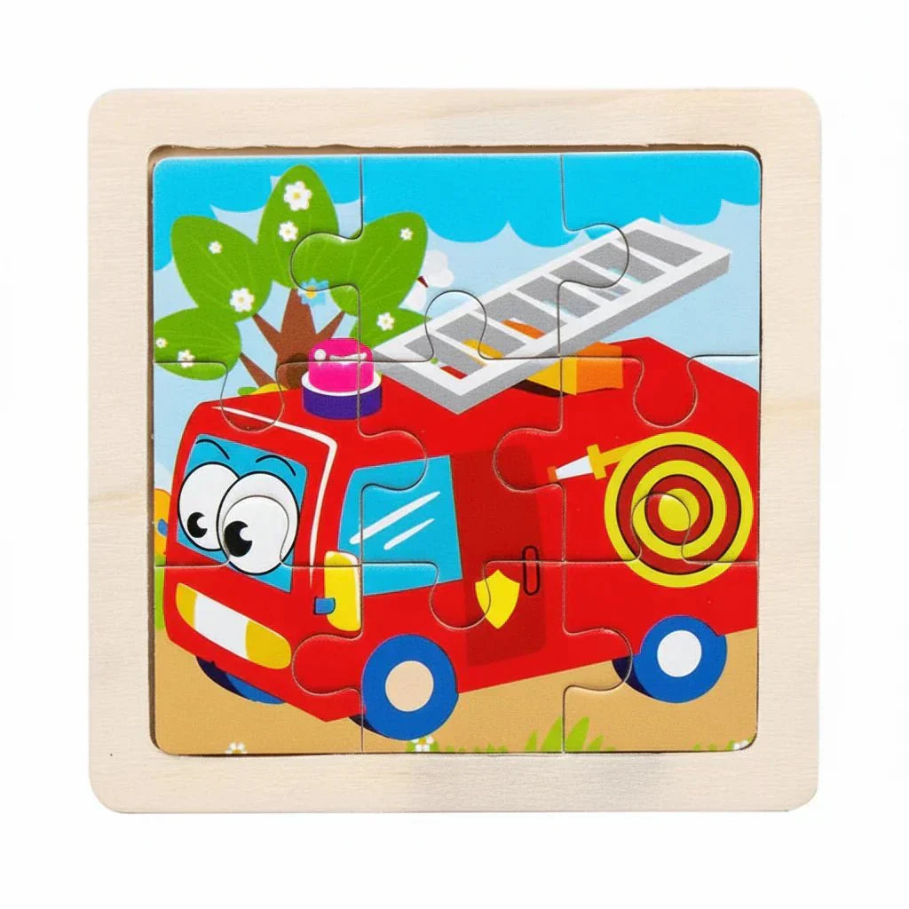LumaLogic Montessori Holzpuzzle für frühes logisches Lernen