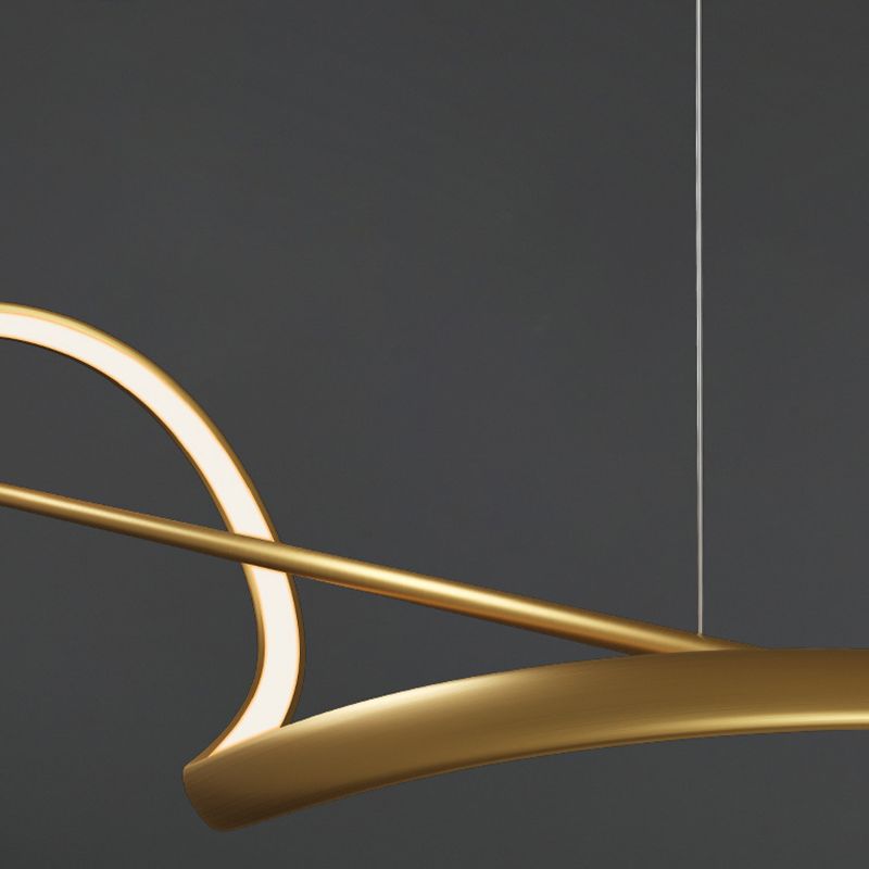 Solara Circular Metal Chandelier For Living Rooms And Dining Areas Warm Glow