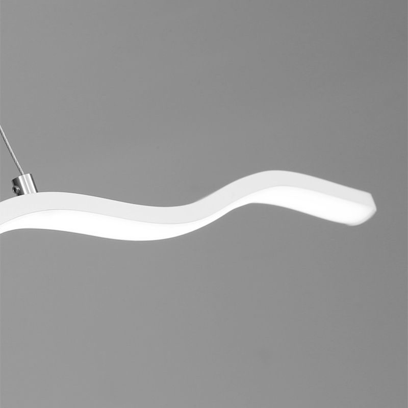 Elori Black And White LED Hanging Lamp Modern Home Lighting