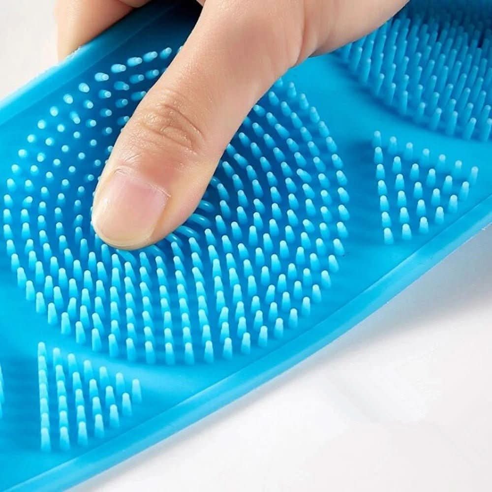 GlowWave Silicone Body Scrub Brush For Smooth And Radiant Skin