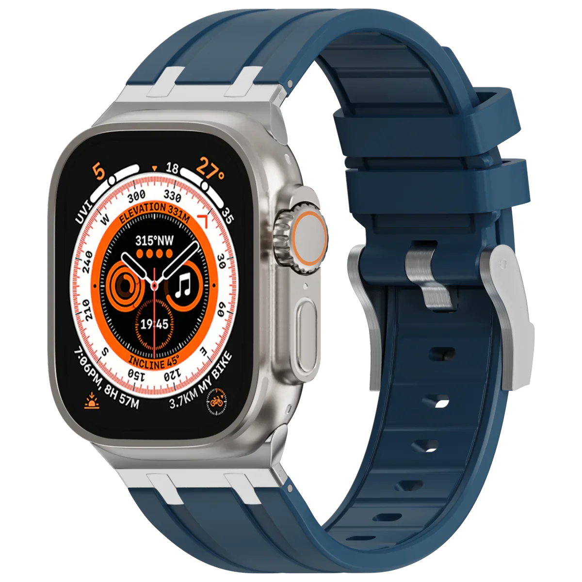 AP Silicone Wristband Fits Apple Watch Adjustable Size 130–220mm