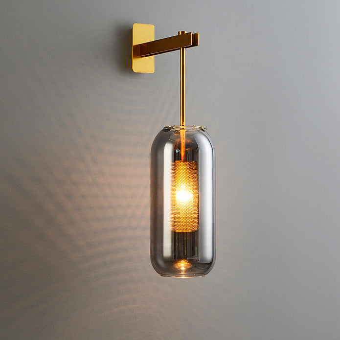 AriaNord Glass Wall Light In Modern Minimalist Design
