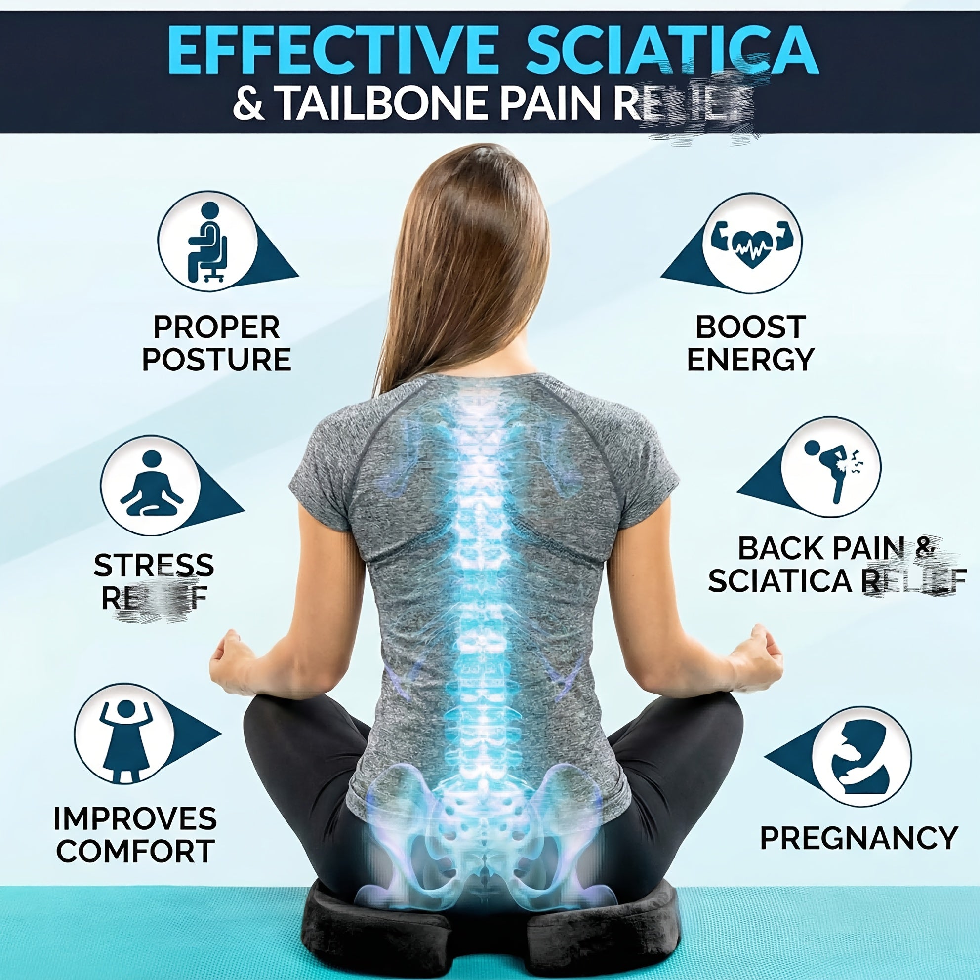 Comfort Support Seat Cushion