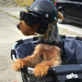 Dog Motorcycle Helmet With Goggles For Rides And Travel