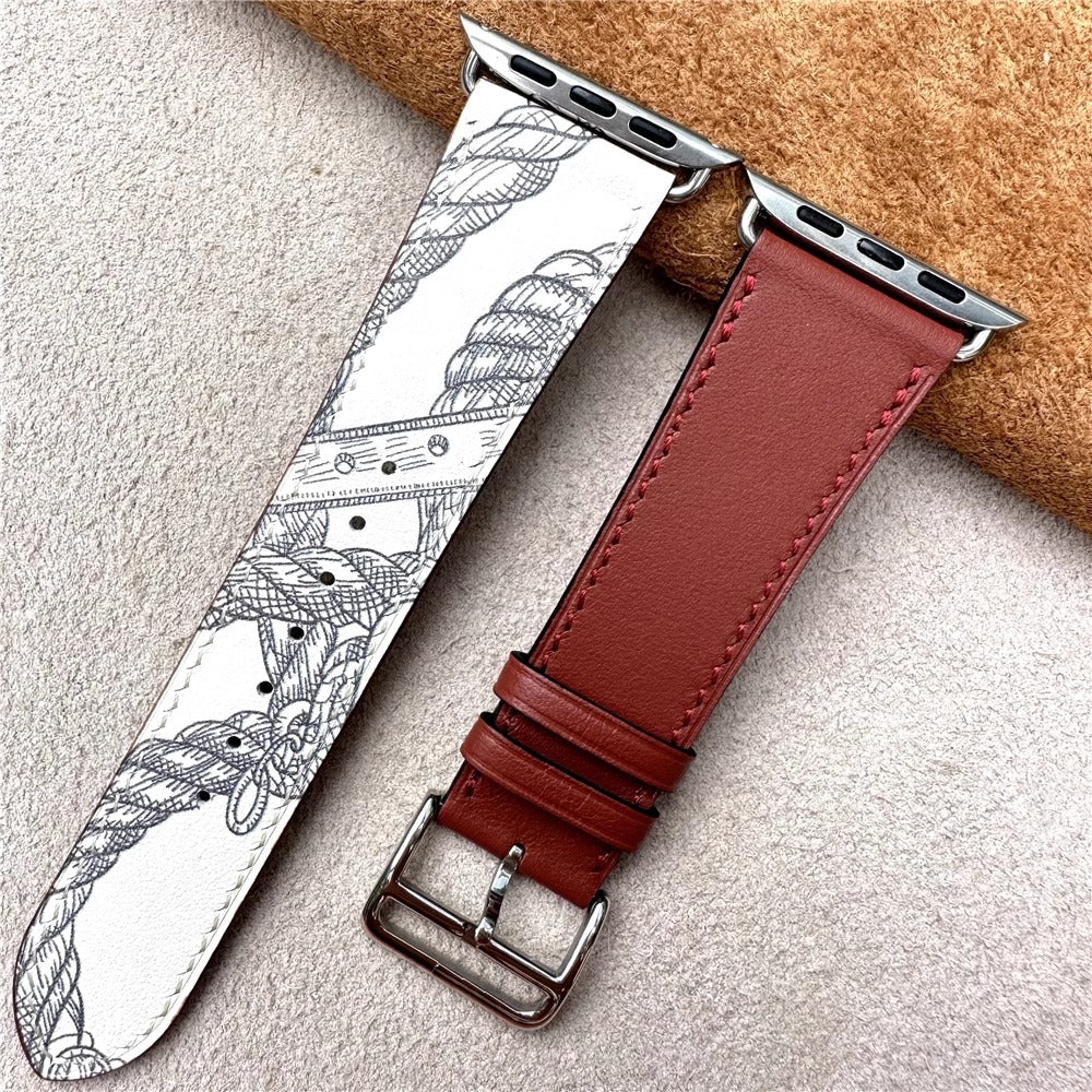 Kožený řemínek Barenia pro Apple Watch | Fervei