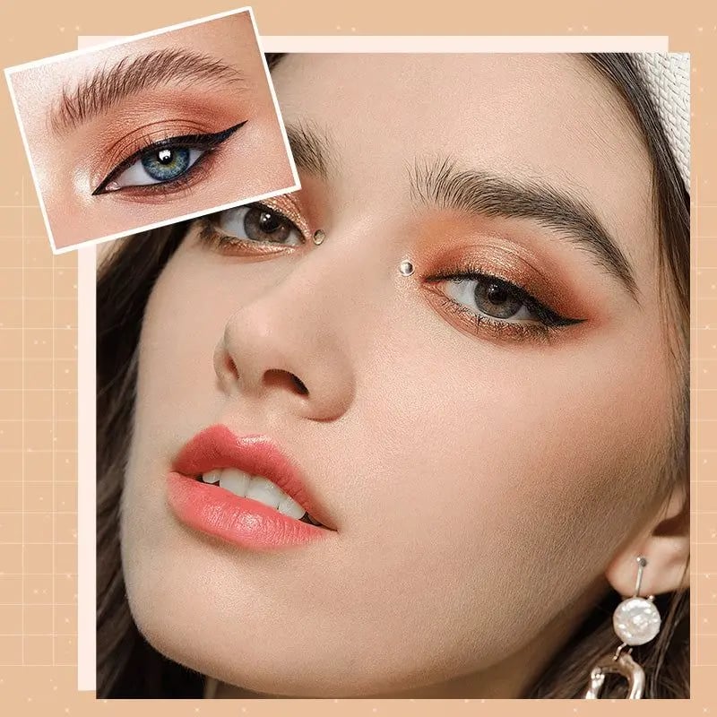 Palette de fards à paupières pailletés 10 couleurs – Poudre maquillage à effet brillant haute brillance pour un maquillage des yeux glamour – Pigmentation intense