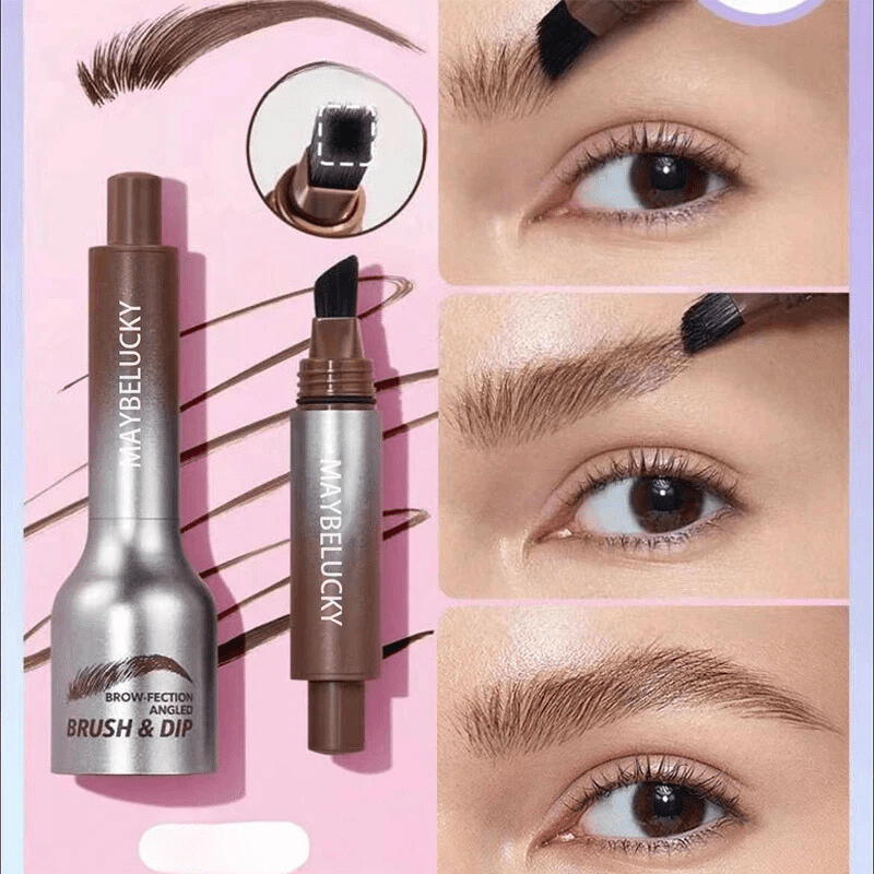 LuxBrow Creion pentru sprâncene cu formulă 3D pentru sprâncene naturale și definite