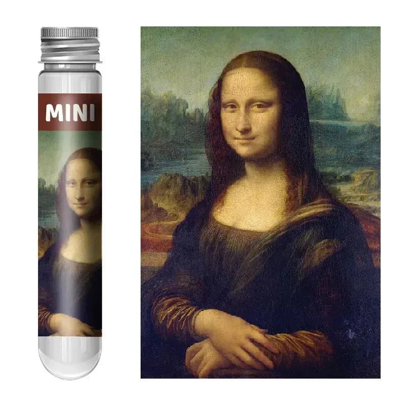 LuminaCraft Mini Tüp Puzzle Van Gogh'un Yıldızlı Gecesi Sanatseverler İçin