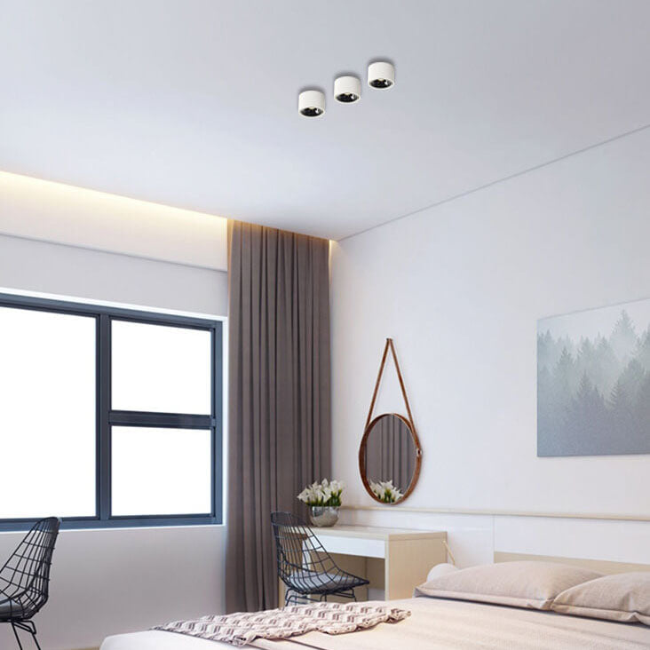 AstraGlow Circular LED Spotlight Ceiling Light With Flush Mount
