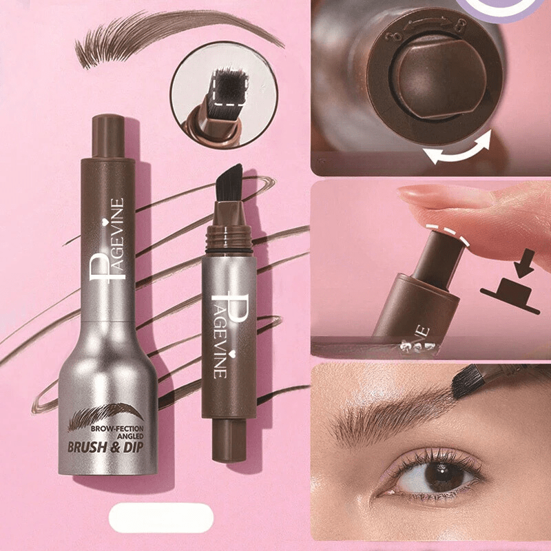 LuxBrow Creion pentru sprâncene cu formulă 3D pentru sprâncene naturale și definite