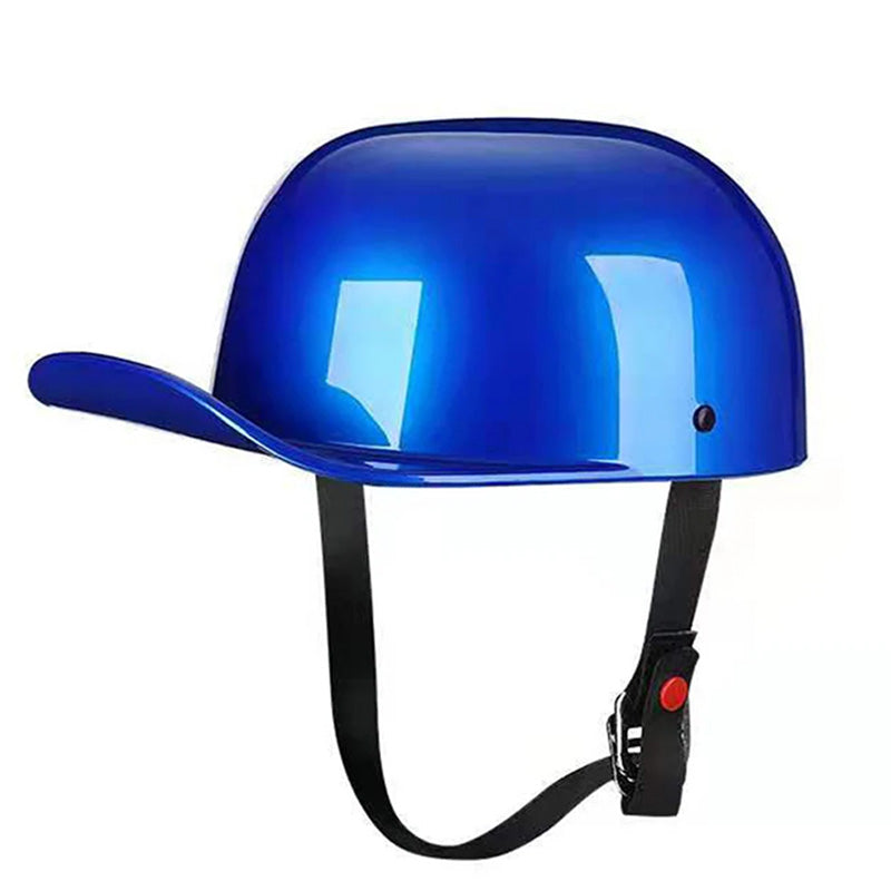 Baseball Cap Style Motorcycle Helmet DOT Approved For Everyday Riding