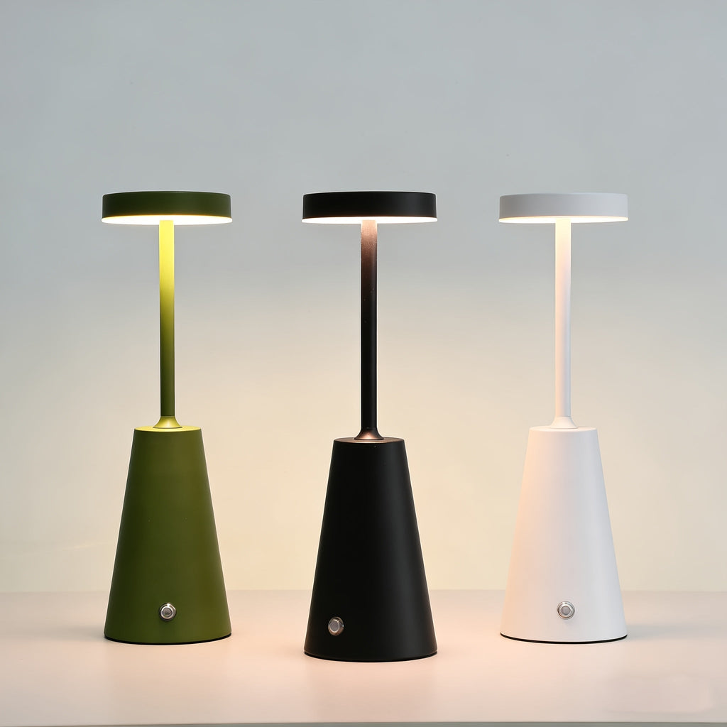 Touch Dimmable Metal Table Lamp for Modern Interiors