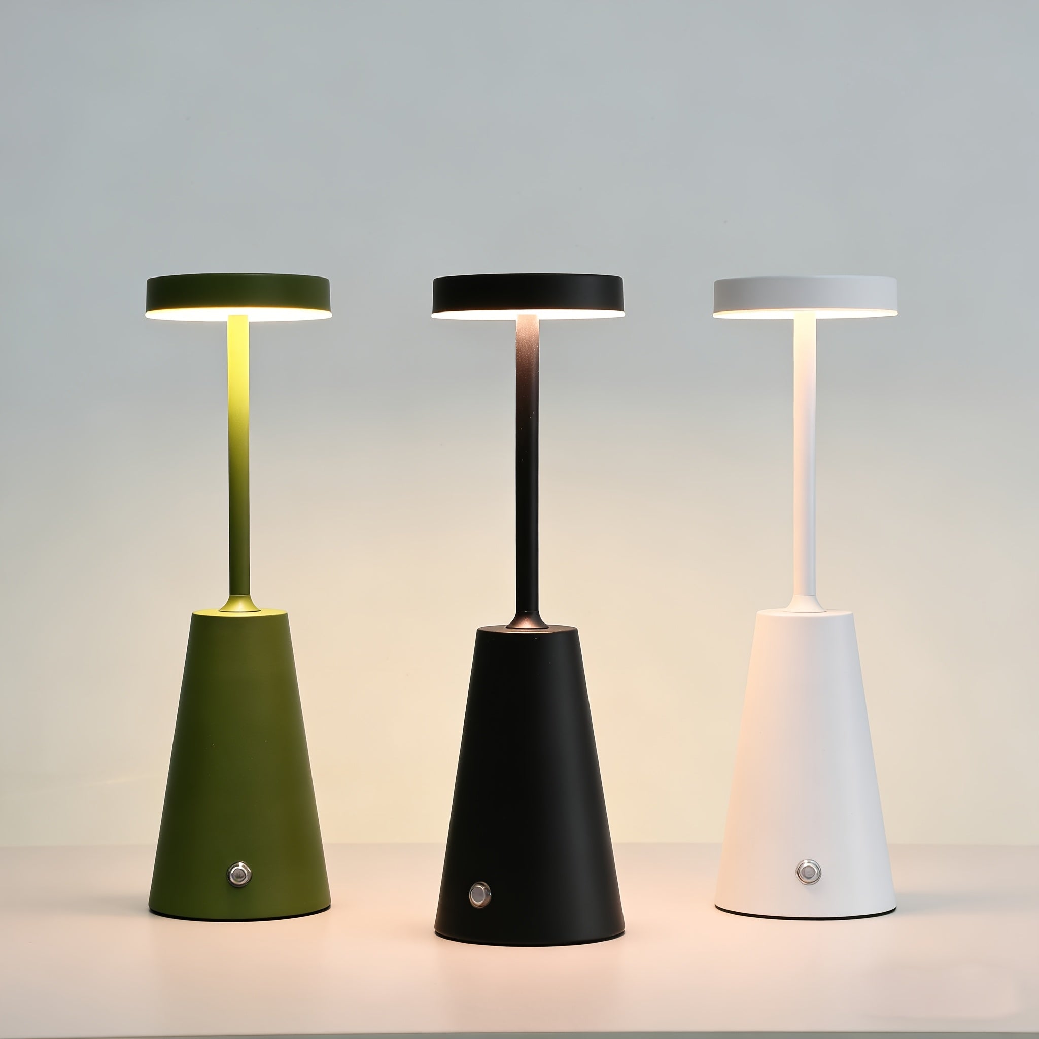 Touch Dimmable Metal Table Lamp for Modern Interiors