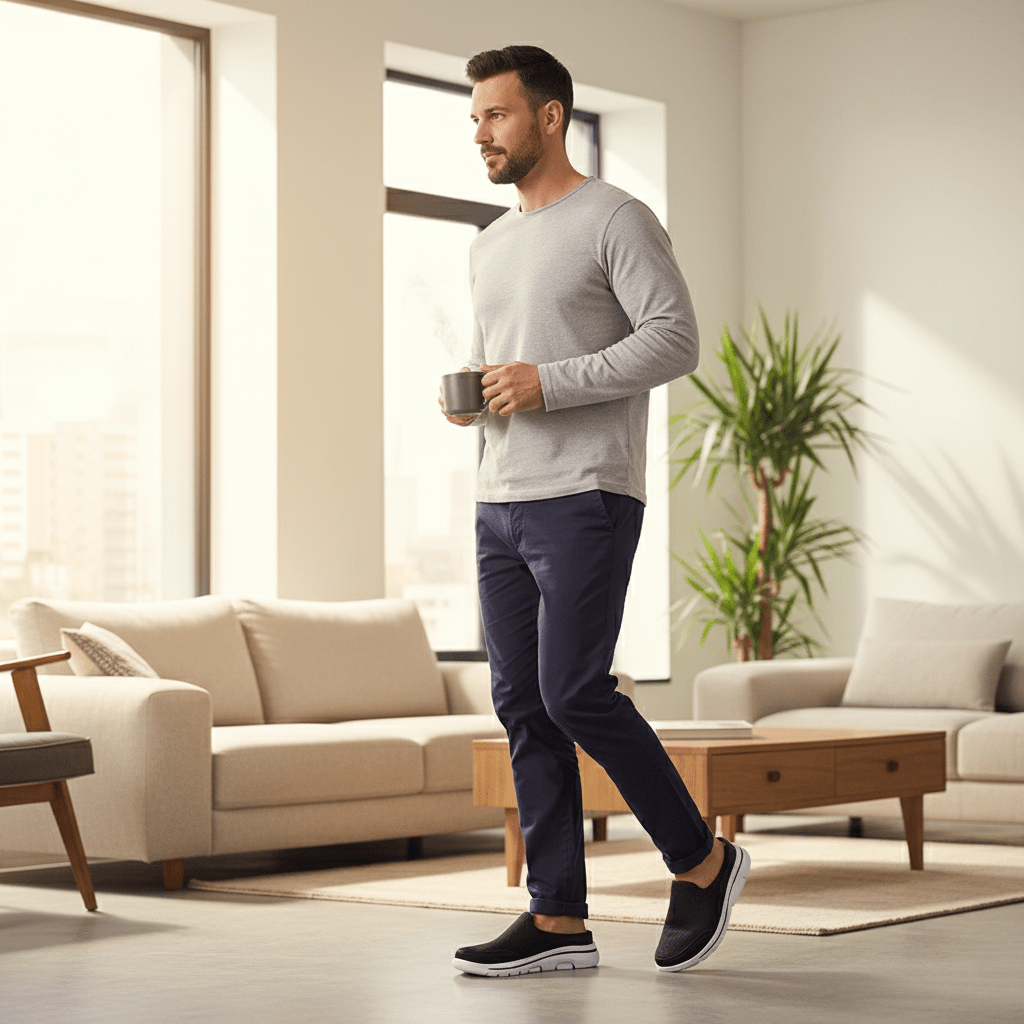 AeroStride Breathable Mens Slippers For Comfort And Freshness