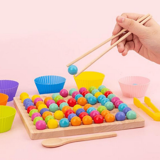 Set di Perline BeadCraft Studio Montessori per lo Sviluppo Creativo e le Abilità Motorie Fini