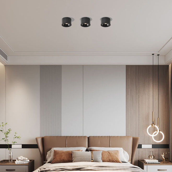 AstraGlow Circular LED Spotlight Ceiling Light With Flush Mount