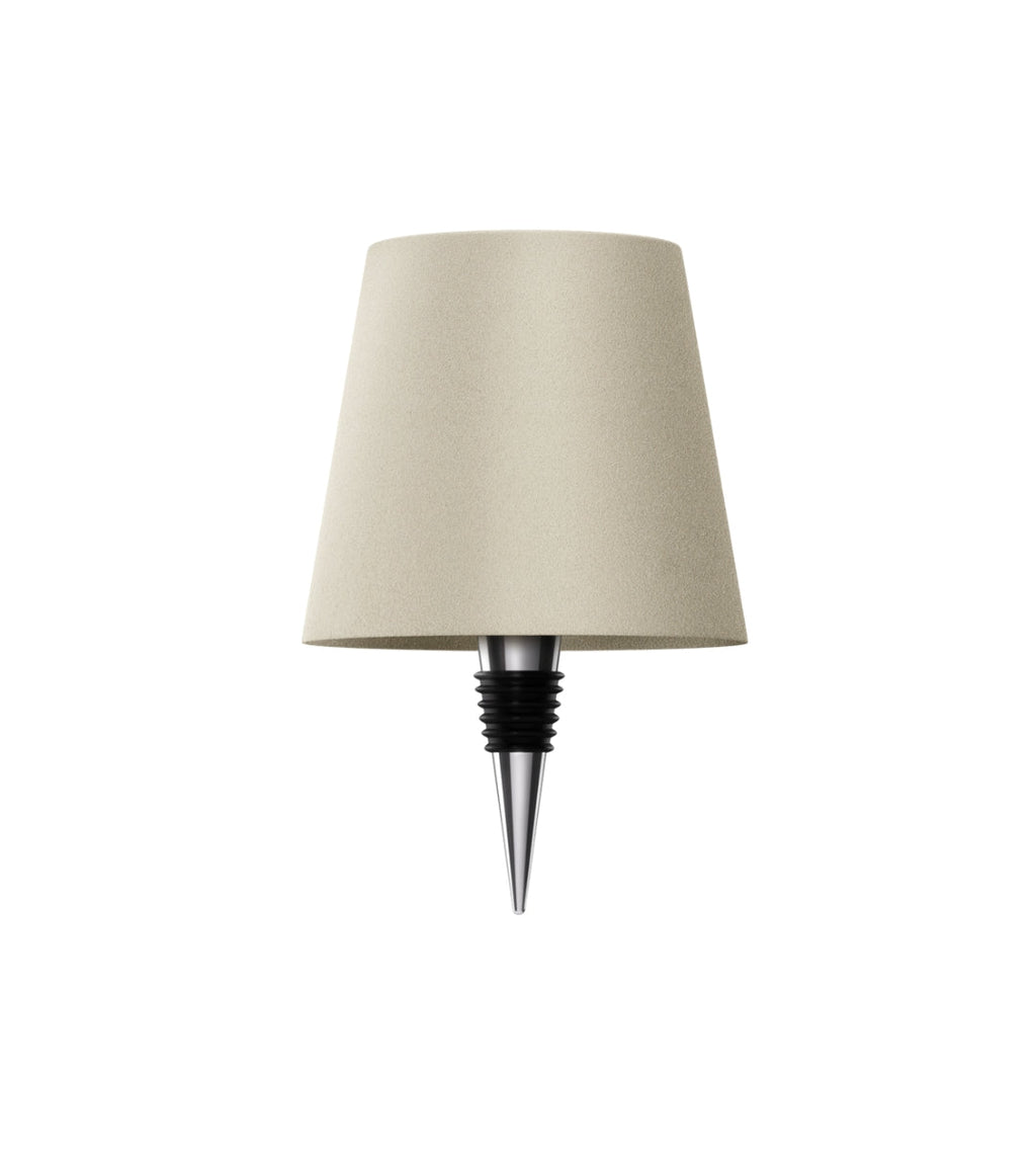 Aluminium LED-fleslamp, oplaadbare tafellamp voor wijnflessen, warm licht