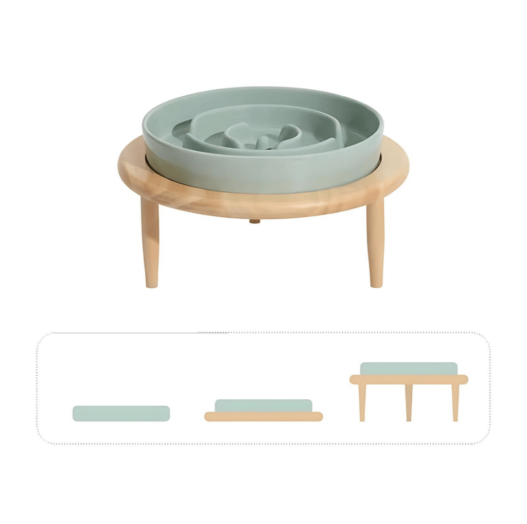 ZenPaws Premium Slow Feeder Bowl For Dogs And Cats