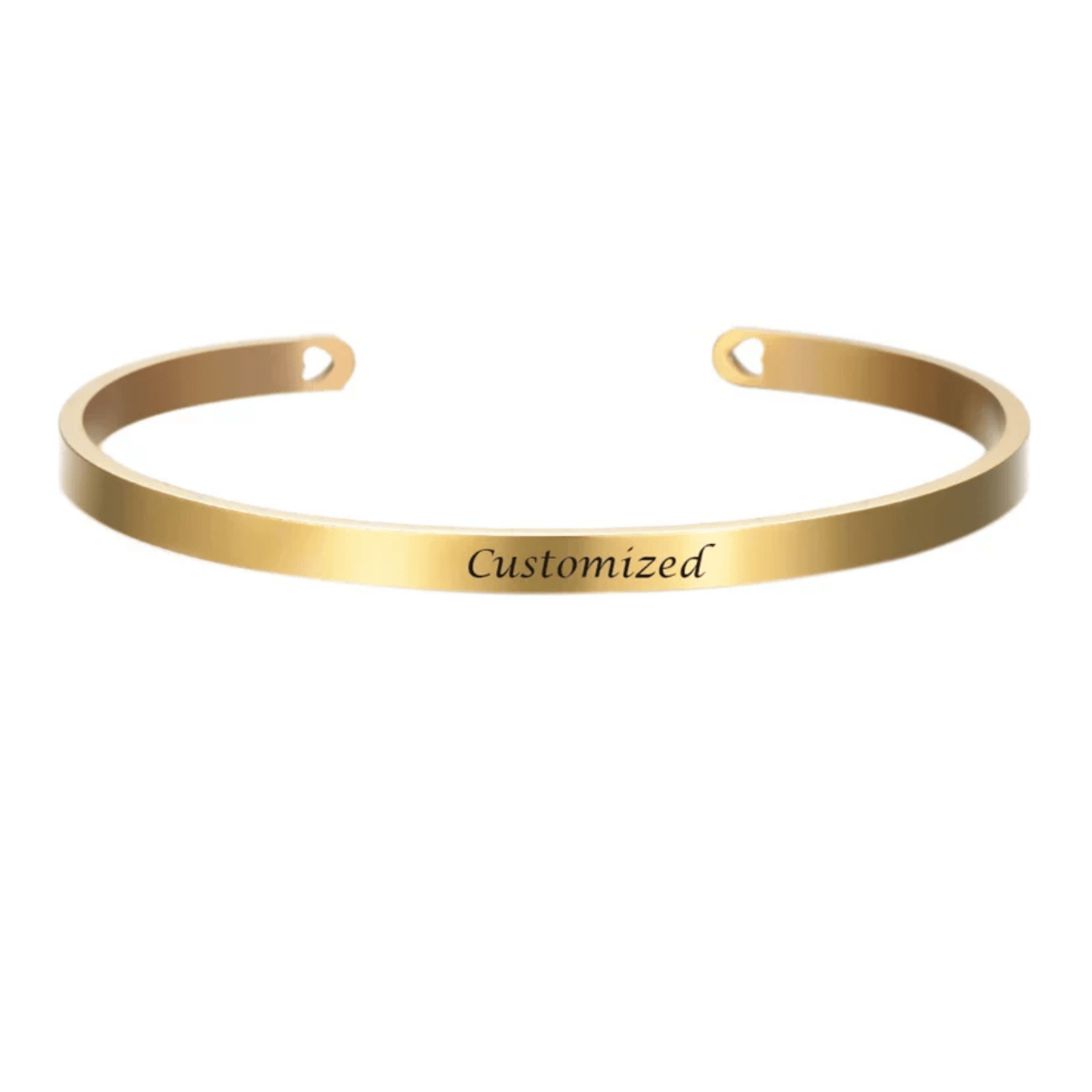 AuroraBrace Edelstahlarmband mit Gravur für individuelle Eleganz
