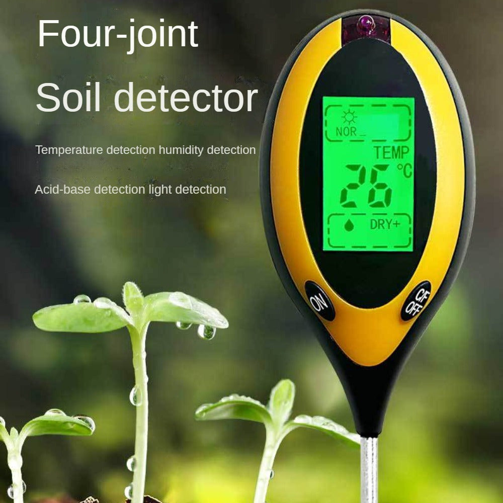 Medidor de solo 4 em 1 para monitorização precisa de plantas e solo