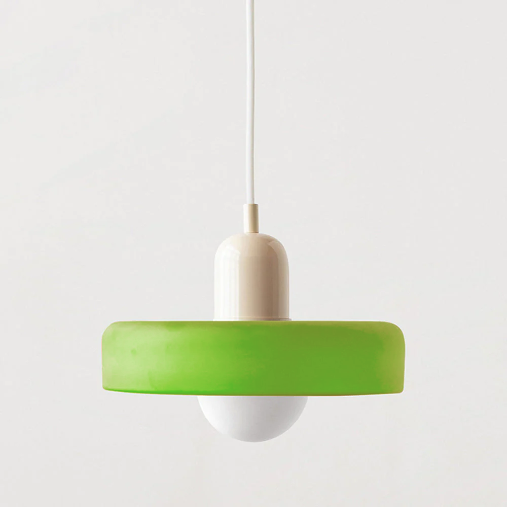 Bauhaus Colored Glass Pendant Light For Modern Homes