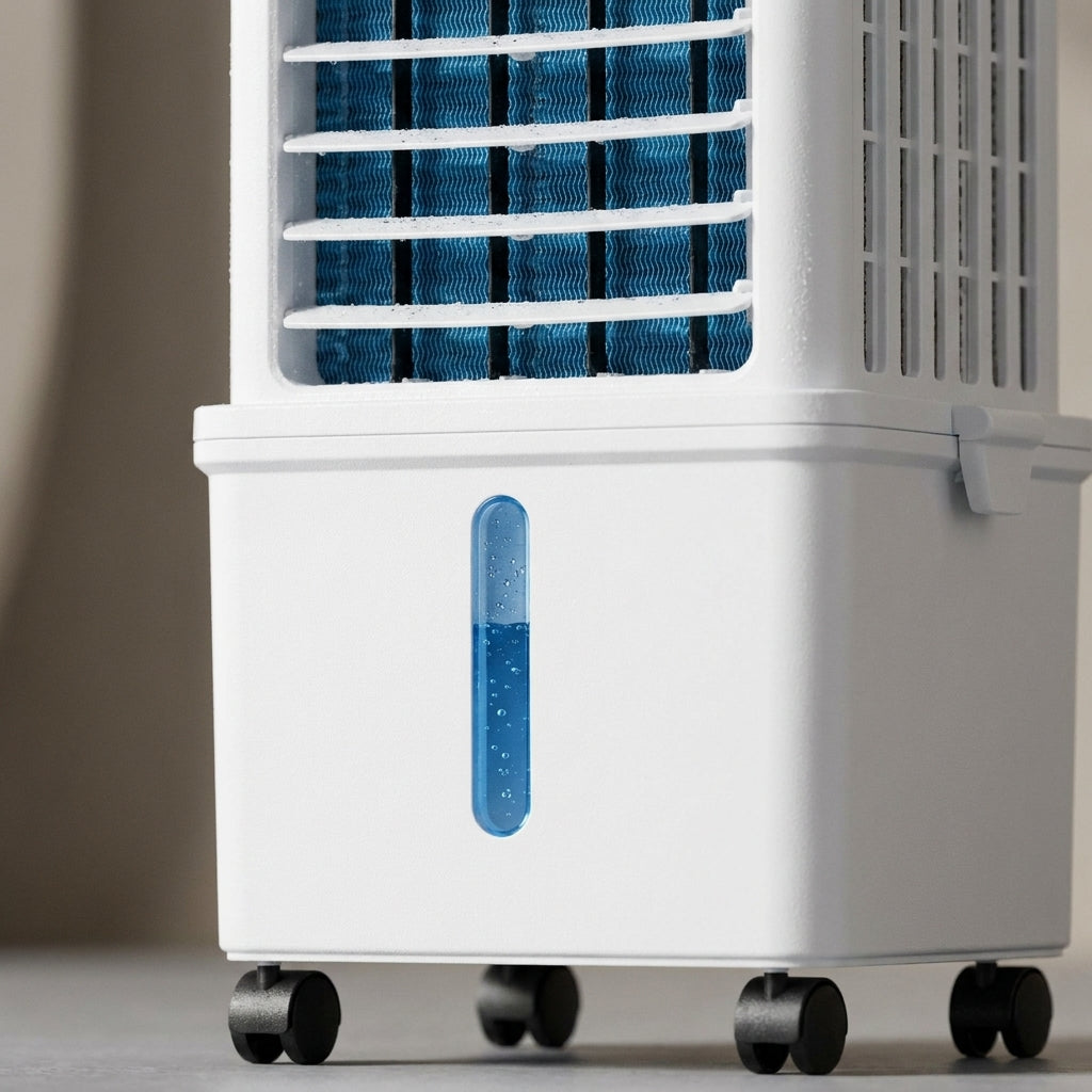 2-in-1 tragbare Klimaanlage – Kühler, Luftentfeuchter und Ventilator