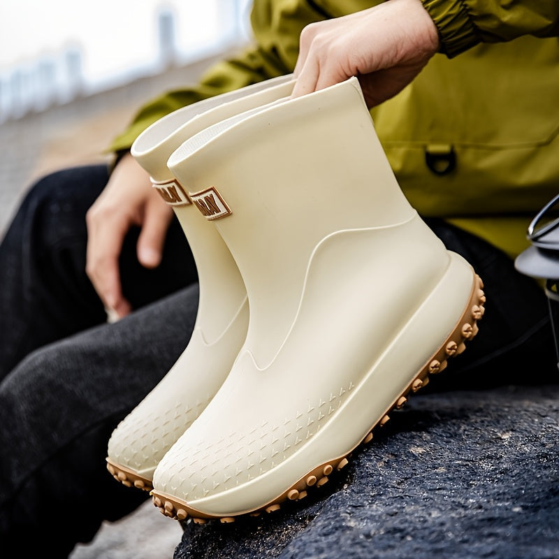 Slip-On Waterproof Rain Boots
