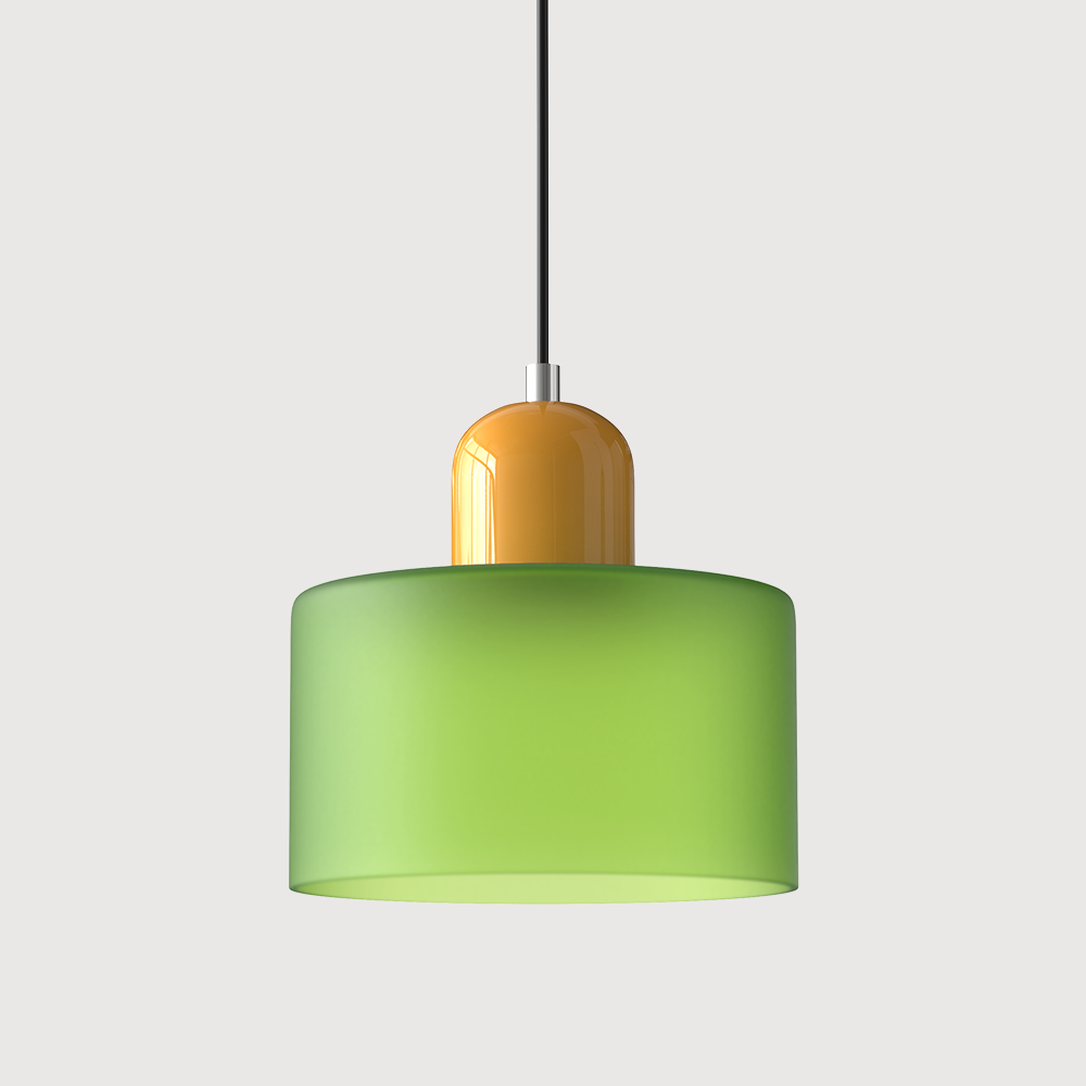 Kora glasspendel Bauhaus geometrisk design justerbar E27-sokkel