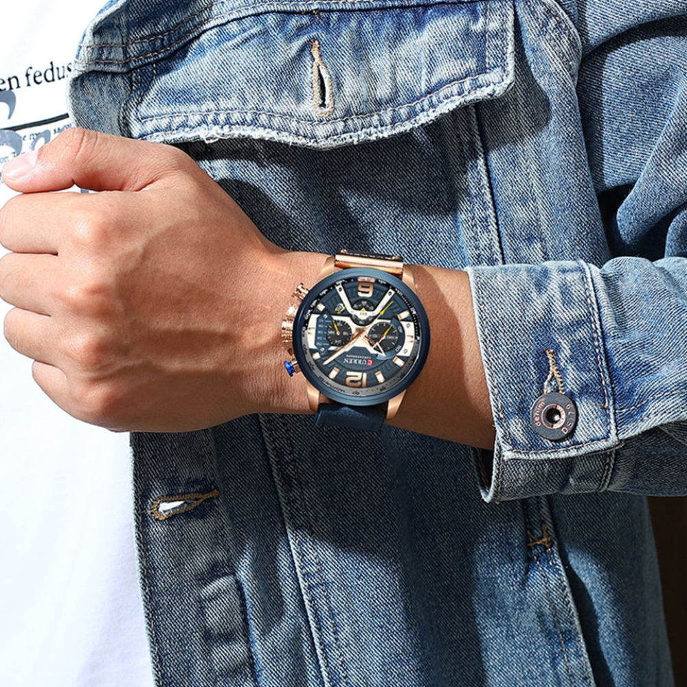 Aurelian Allure Men's Watch With Timeless Casual Design Edition