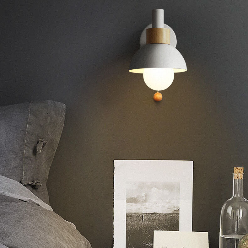 Fjordly Macaron Globe Wall Lamp With Soft Warm Pastel Glow