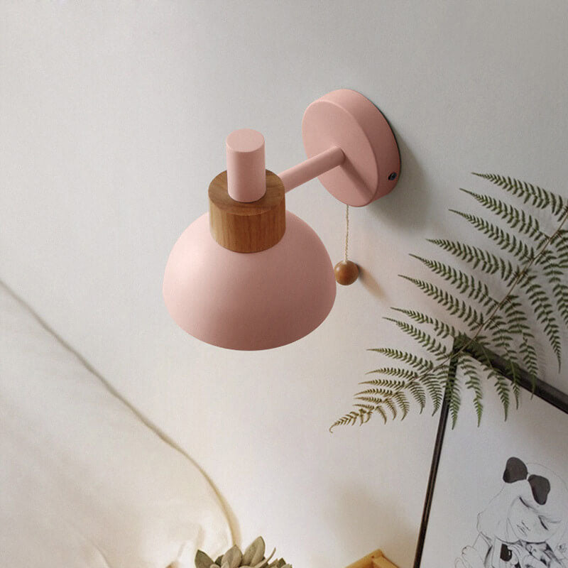 Fjordly Macaron Globe Wall Lamp With Soft Warm Pastel Glow