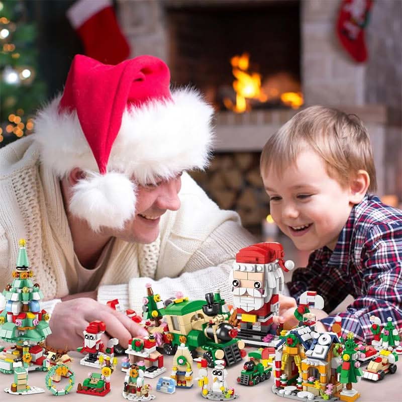 Set creativo di costruzioni BrightBuild Studio per Natale, per bambini dai 6 anni in su