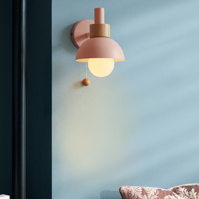Fjordly Macaron Globe Wall Lamp With Soft Warm Pastel Glow