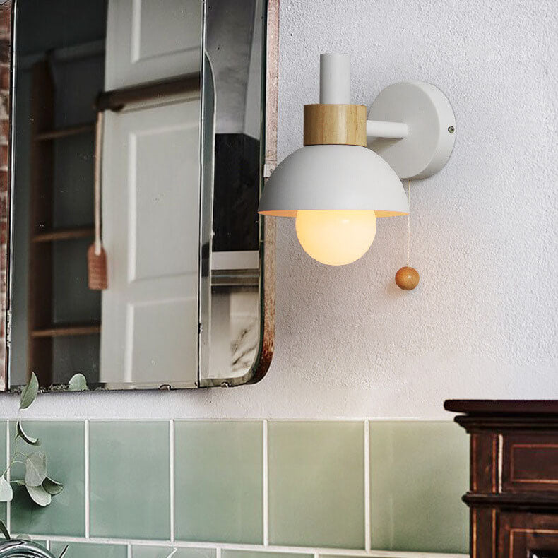Fjordly Macaron Globe Wall Lamp With Soft Warm Pastel Glow