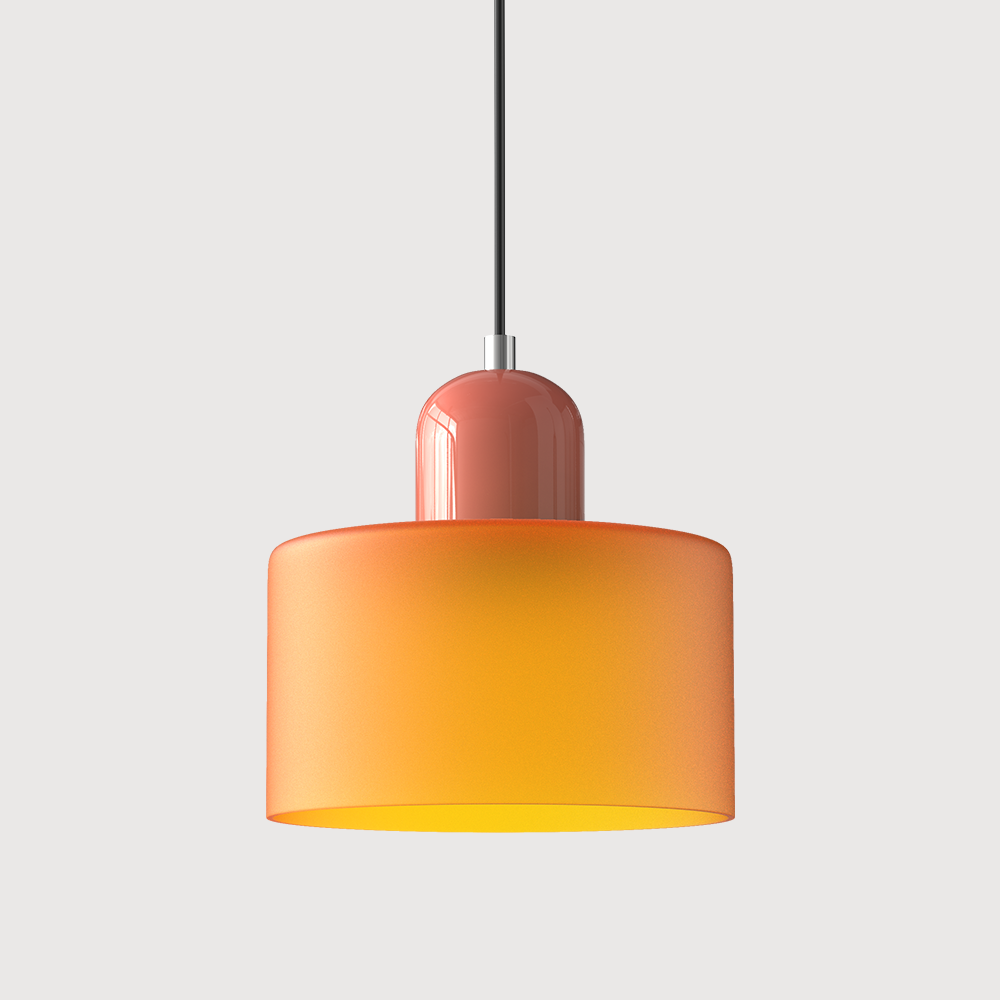 Kora glasspendel Bauhaus geometrisk design justerbar E27-sokkel