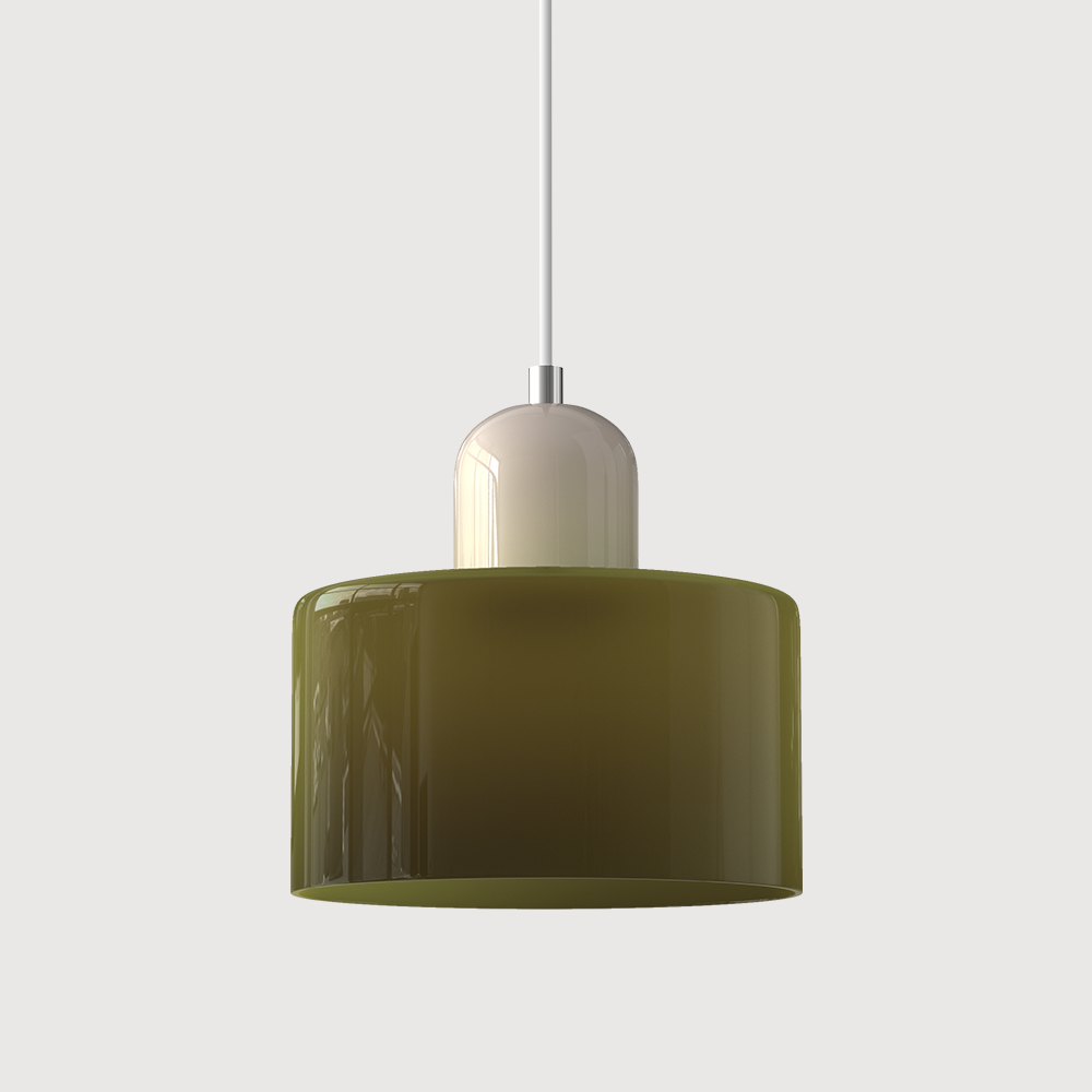 Kora glasspendel Bauhaus geometrisk design justerbar E27-sokkel