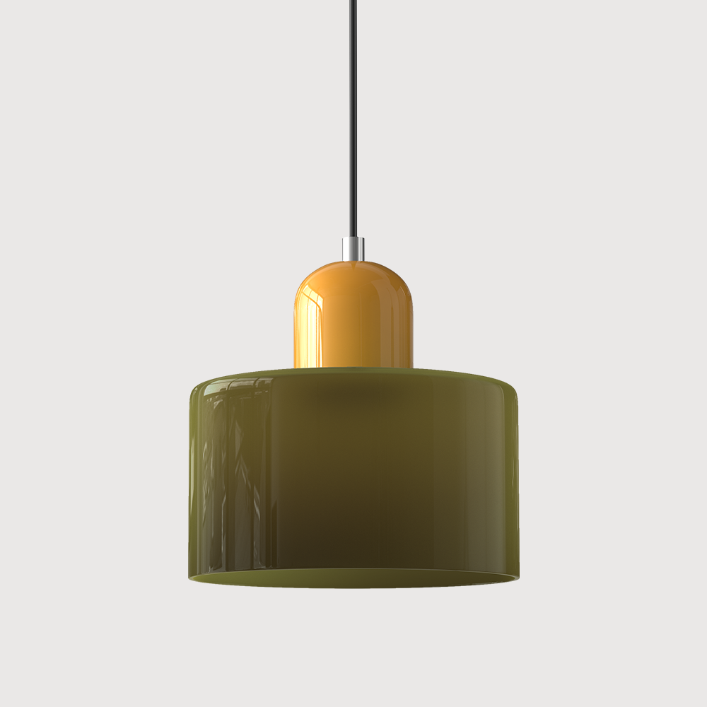 Kora glasspendel Bauhaus geometrisk design justerbar E27-sokkel