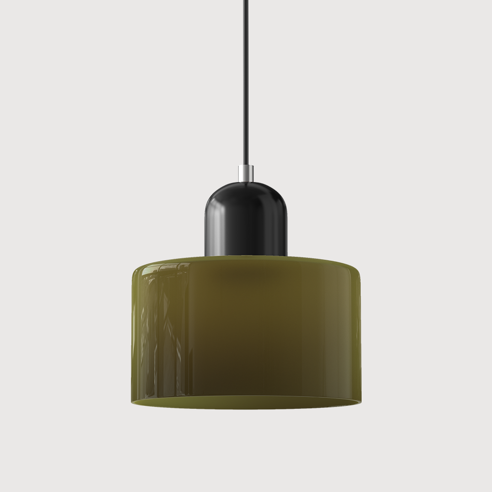 Kora glasspendel Bauhaus geometrisk design justerbar E27-sokkel