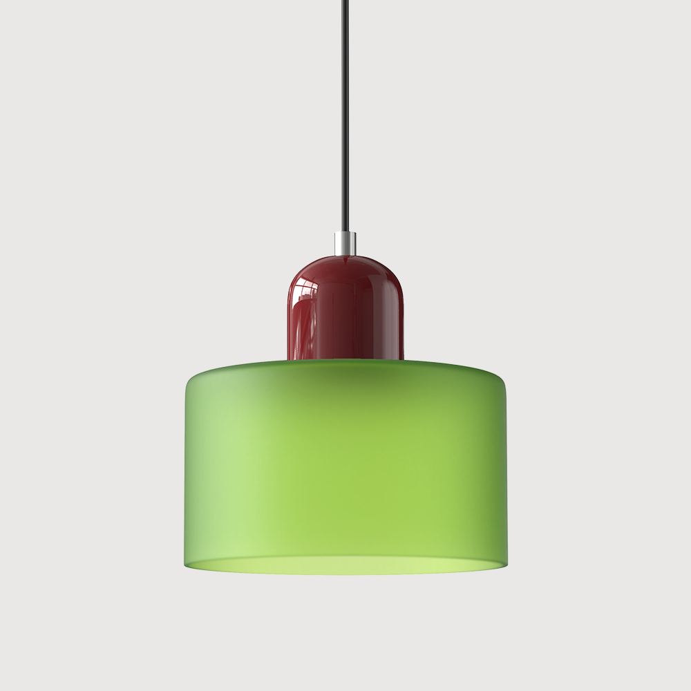 Kora glasspendel Bauhaus geometrisk design justerbar E27-sokkel