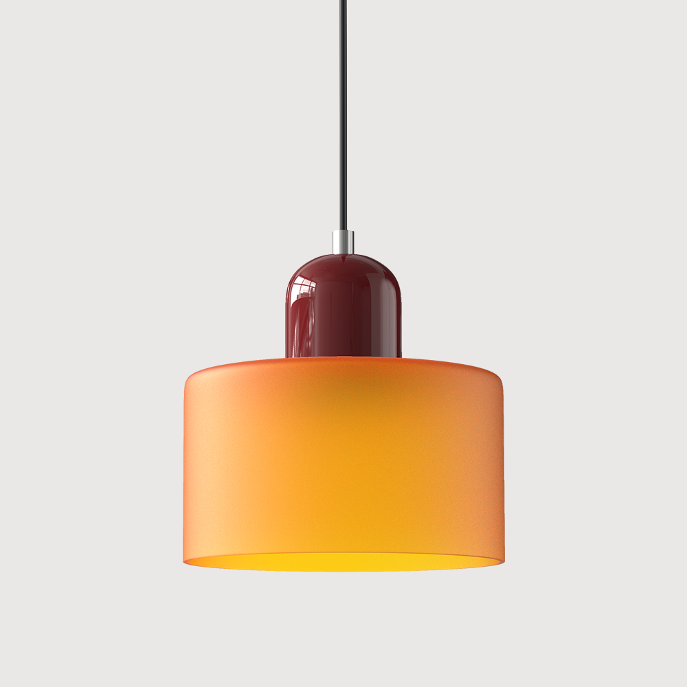Kora glasspendel Bauhaus geometrisk design justerbar E27-sokkel