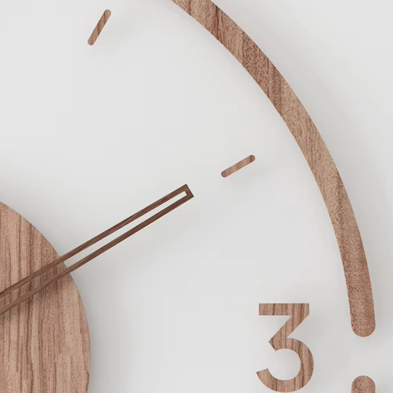 FashionableClock stilfuldt vægur med minimalistisk nordisk design