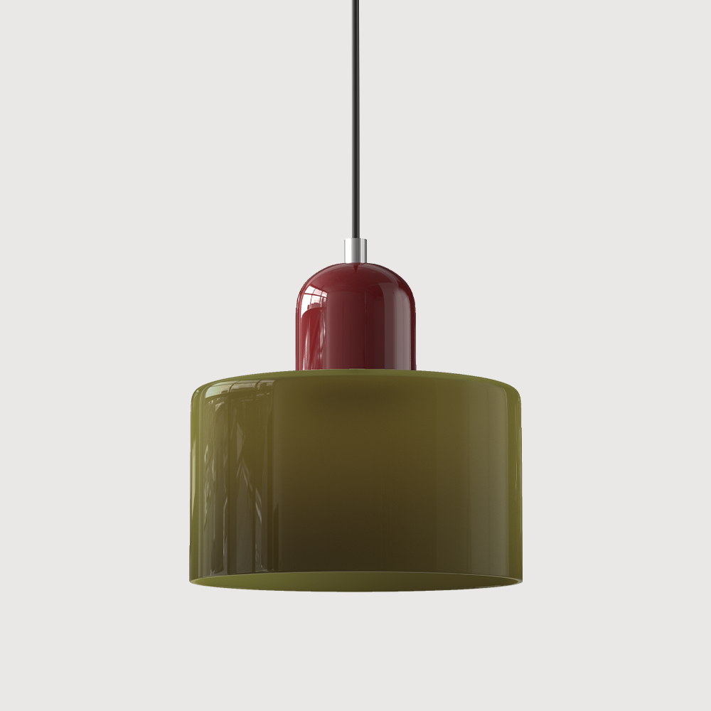 Kora glasspendel Bauhaus geometrisk design justerbar E27-sokkel