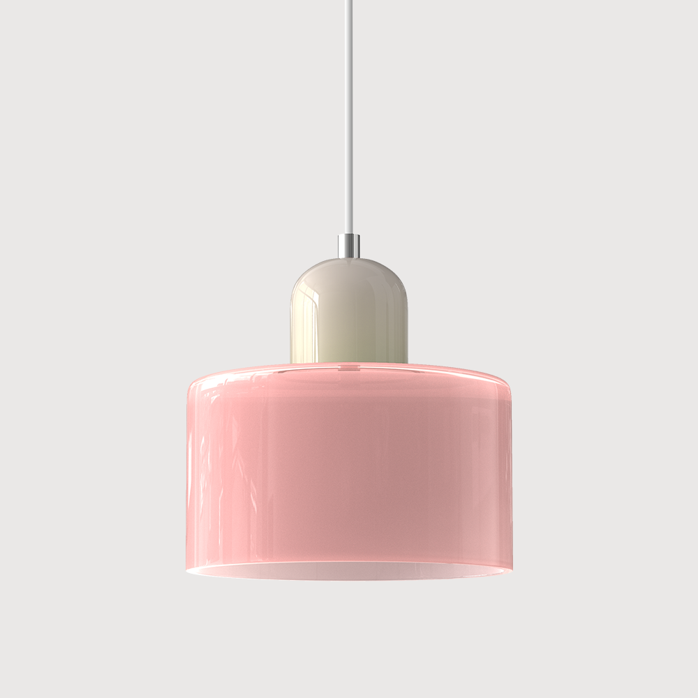 Kora glasspendel Bauhaus geometrisk design justerbar E27-sokkel