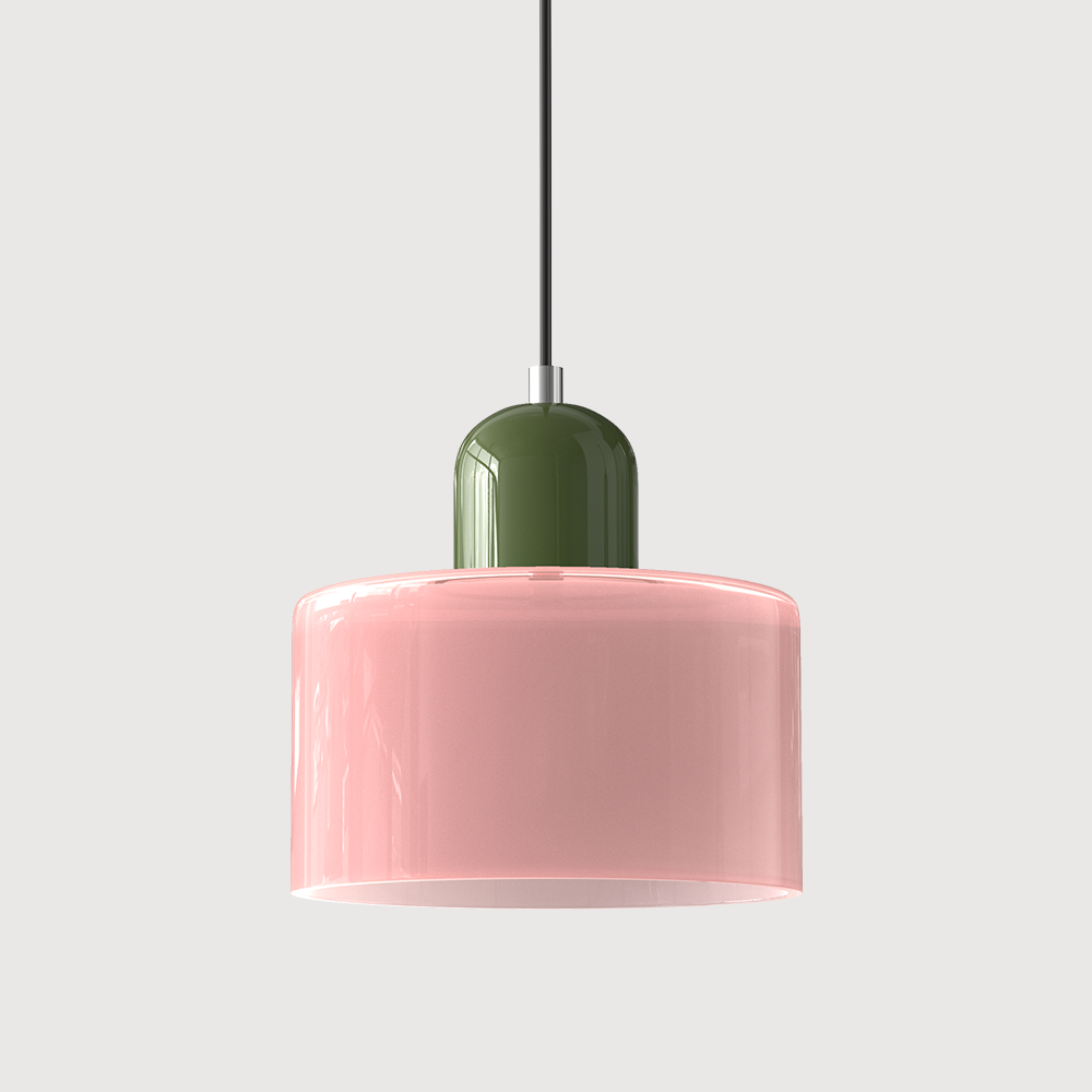 Kora glasspendel Bauhaus geometrisk design justerbar E27-sokkel