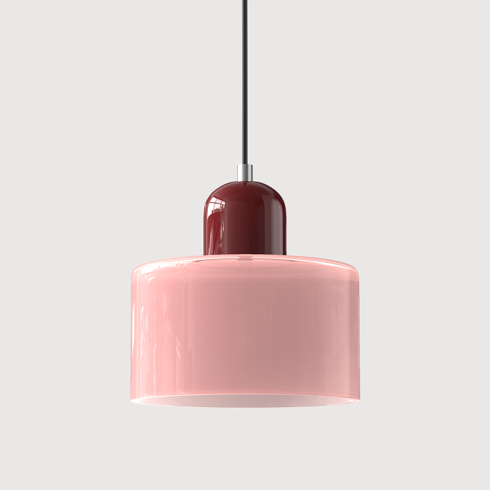 Kora glasspendel Bauhaus geometrisk design justerbar E27-sokkel